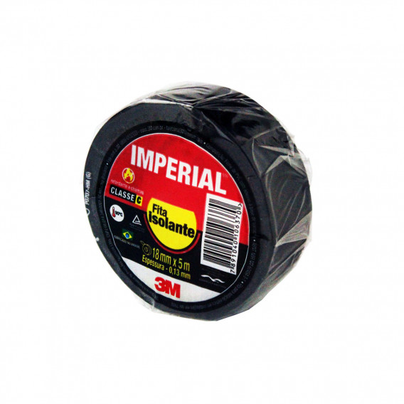 Fita Isolante 5m x 18mm 33+ Profissional - Imperial